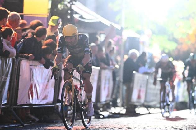 Cycling Criterium Herentals HERENTALS, BELGIUM - JULY 31 : Campenaerts Victor (BEL) of Team Visma - Lease a Bike in action during Herentals Fietst an after Tour Criterium in Herentals. On July 31, 2025 in Herentals, Belgium, 31 07 2025 Herentals Belgium  Copyright: xGvgx