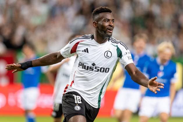UEFA Europa League - Legia Warsaw vs Banik Ostrava Jean-Pierre Nsame, goal celebration during UEFA Europa League Second qualifying round, Legia Warsaw vs Banik Ostrava in Warsaw, Poland on July 31, 2025. Warsaw Poland  Copyright: xFotoxOlimpikx originalFilename:jastrzebowski-uefaeuro250731_npIjC.jpg