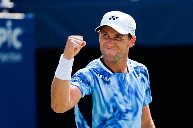 National Bank Open 2025 - Day 6 TORONTO, CANADA - JULY 31: Casper Ruud of Norway celebrates after a point against Nuno Borges of Portugal on day six of the 2025 National Bank Open at Sobeys Stadium in Toronto, Ontario, Canada on July 31, 2025. Mert Alper Dervis Anadolu Ontario Canada. Editorial use only. Please get in touch for any other usage.  Copyright: x2025xAnadoluxMertxAlperxDervisx