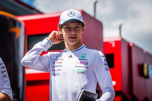 F1 HUNGARIAN GRAND PRIX THURSDAY Andrea Kimi Antonelli of Italy and Mercedes AMG Petronas F1 Team during thursday s media day ahead of the F1 Grand Prix of Hungary at Hungaroring Circuit on July 31, 2025, in Budapest, Hungary. Copyright: xx f1_hun_thu133