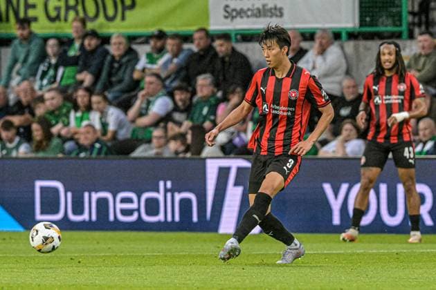 Hibernian v FC Midtjylland UEFA Europa League Lee Han-Beom of FC Midtjylland during the UEFA Europa League Second Qualifying Round Second Leg match at Easter Road, Edinburgh UK Newspapers OUT Copyright: xJamiexJohnstonx FIL-22025-0139