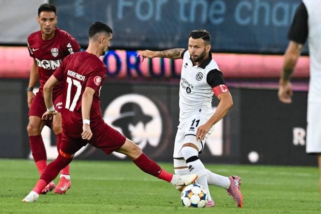 ROU, Cluj-Napoca: CFR 1907 Cluj goes against Lugano The match counting for the second qualifying round of UEFA Europa League was disputed on July 31 st 2025 on Dr Constantin Radulescu Stadium Copyright: xAncaxTepeix
