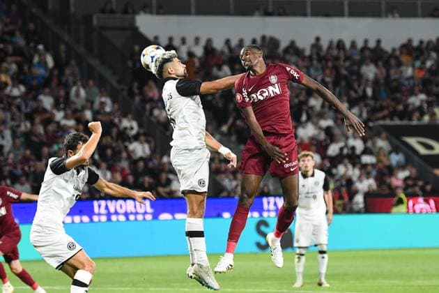 ROU, Cluj-Napoca: CFR 1907 Cluj goes against Lugano The match counting for the second qualifying round of UEFA Europa League was disputed on July 31 st 2025 on Dr Constantin Radulescu Stadium Copyright: xAncaxTepeix