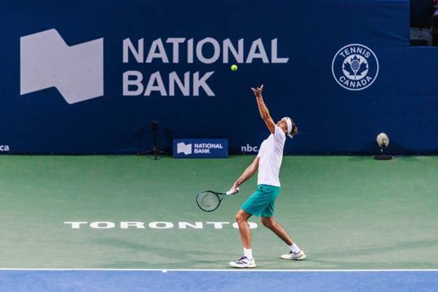July 31, 2025, Toronto, Ontario, Canada: ALEXANDER ZVEREV of Germany is seen in action against MATTEO ARNALDI of Italy during third-round men s singles play at the 2025 National Bank Open at Sobeys Stadium in Toronto, Ontario. Toronto Canada - ZUMAt160 20250731_zip_t160_010 Copyright: xMathewxTsangx