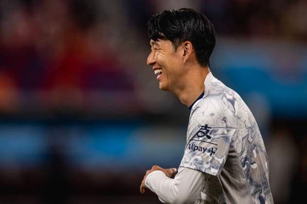 HONG KONG, CHINA - JULY 31: Son Heung-min of Tottenham Hotspur in action during the Pre-Season Friendly match between Arsenal and Tottenham Hotspur at Kai Tak Sports Park on July 31, 2025 in Hong Kong, China.  Copyright: xVCGx 111582654899