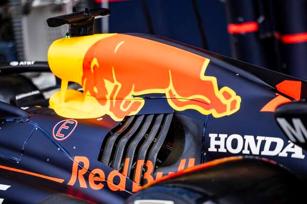 F1 - HUNGARIAN GRAND PRIX 2025 Cooling Louvres, Red Bull Racing RB21, mechanical detail during the 2025 Formula 1 Lenovo Hungarian Grand Prix, 14th round of the 2025 FIA Formula One World Championship, WM, Weltmeisterschaft from August 1 to 3, 2025 on the Hungaroring, in Mogyorod, Hungary - MogyorodHungary  Copyright: xJulienxDelfossex