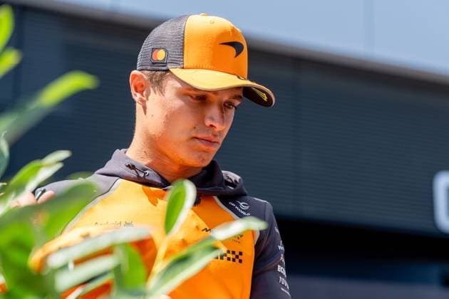Lando Norris McLaren Formula 1 Team, Great Britain 04 , HUN, Formula 1 World Championship, Hungarian Grand Prix, Hungaroring, Practice Day, 2025 season, 01 08 2025 HUN, Formula 1 World Championship, Hungarian Grand Prix, Hungaroring, Practice Day, 2025 season, 01 08 2025 Budapest Copyright: xEibner-Pressefoto MarcelxFischerx EP_MFI