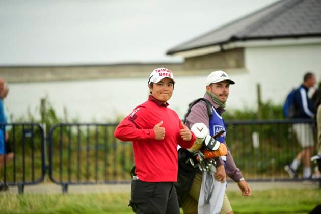 1st August 2025; Royal Porthcawl Golf Club, Porthcawl, Wales; AIG Womens Open Golf, Round 2; Pei& x2011;yun Chien walking the 1st fairway  AledxHopkins
