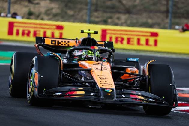 4 Lando Norris GBR, McLaren F1 Team , F1 Grand Prix of Hungary at Hungaroring on August 1, 2025 in Budapest, Hungary Photo by HOCH ZWEI Budapest Hungary