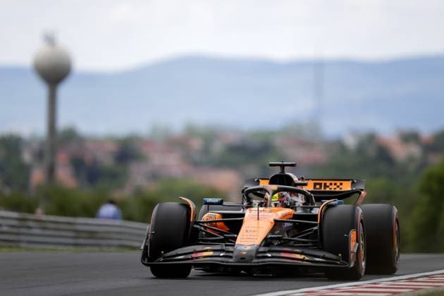 BOEDAPEST - Oscar Piastri (McLaren) at the Hungaroring during 1st free practice ahead of the Hungarian Grand Prix. ANP SANDER KING xVIxANPxSportx xxANPxIVx 532621076 originalFilename: 532621076.jpg