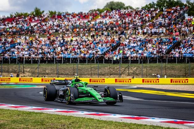 F1 HUNGARIAN GRAND PRIX FREE PRACTICE Gabriel Bortoleto of Brazil and Stake F1 Team Kick Sauber during friday s free practice ahead of the F1 Grand Prix of Hungary at Hungaroring Circuit on August 01, 2025, in Budapest, Hungary. Copyright: xx 080A4110