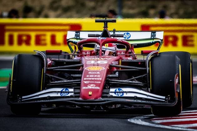 F1 HUNGARIAN GRAND PRIX FREE PRACTICE Charles Leclerc of Monaco and Scuderia Ferrari during friday s free practice ahead of the F1 Grand Prix of Hungary at Hungaroring Circuit on August 01, 2025, in Budapest, Hungary. Copyright: xx 080A4323