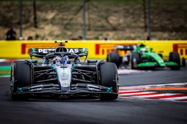 F1 HUNGARIAN GRAND PRIX FREE PRACTICE Andrea Kimi Antonelli of Italy and Mercedes AMG Petronas F1 Team during friday s free practice ahead of the F1 Grand Prix of Hungary at Hungaroring Circuit on August 01, 2025, in Budapest, Hungary. Copyright: xx 080A4350