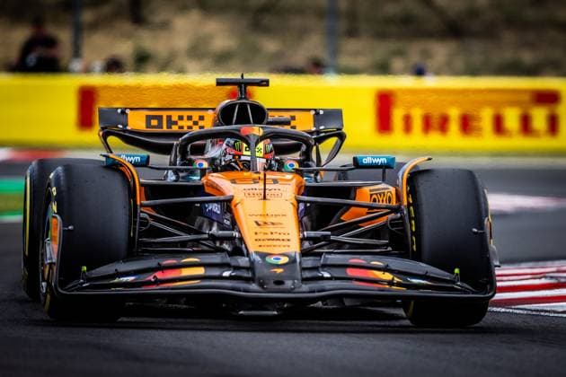 F1 HUNGARIAN GRAND PRIX FREE PRACTICE Oscar Piastri of Australia and McLaren during friday s free practice ahead of the F1 Grand Prix of Hungary at Hungaroring Circuit on August 01, 2025, in Budapest, Hungary. Copyright: xx 080A4377