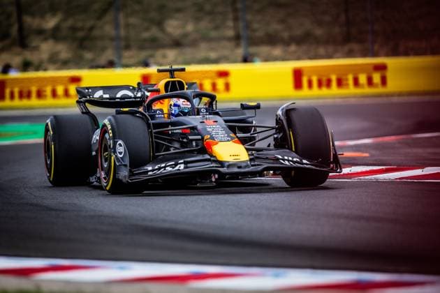 F1 HUNGARIAN GRAND PRIX FREE PRACTICE Max Verstappen of the Netherlands and Oracle Red Bull Racing during friday s free practice ahead of the F1 Grand Prix of Hungary at Hungaroring Circuit on August 01, 2025, in Budapest, Hungary. Copyright: xx 080A4448