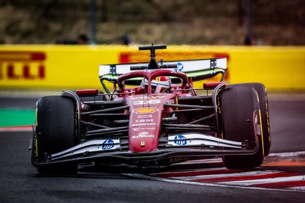 F1 HUNGARIAN GRAND PRIX FREE PRACTICE Charles Leclerc of Monaco and Scuderia Ferrari during friday s free practice ahead of the F1 Grand Prix of Hungary at Hungaroring Circuit on August 01, 2025, in Budapest, Hungary. Copyright: xx 080A4496