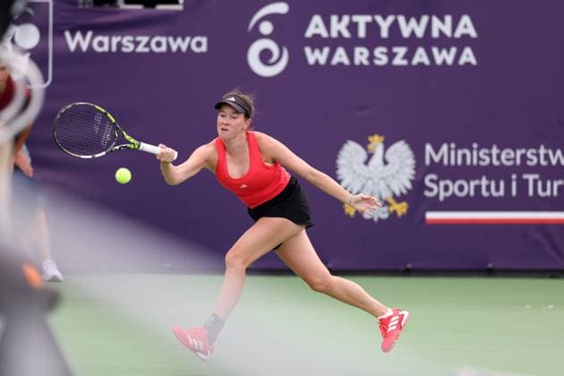 WARSZAWA 01.08.2025 TURNIEJ WTA, Tennis Damen 125 T-MOBILE POLISH OPEN --- TENNIS TOURNAMENT WTA 125 POLISH OPEN IN WARSAW DOMINIKA SALKOVA FOT. PIOTR KUCZA FOTOPYK NEWSPIX.PL --- newspix.pl 
