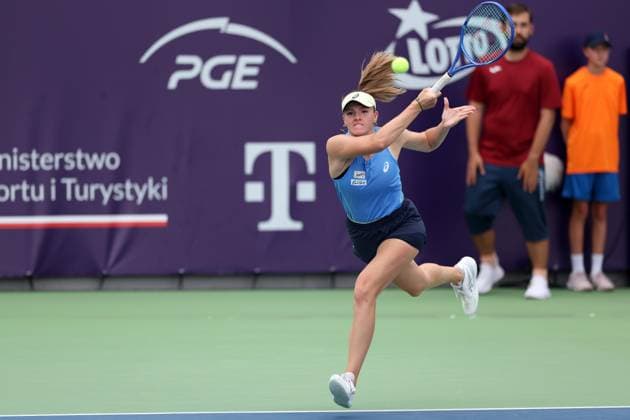 WARSZAWA 01.08.2025 TURNIEJ WTA, Tennis Damen 125 T-MOBILE POLISH OPEN --- TENNIS TOURNAMENT WTA 125 POLISH OPEN IN WARSAW MARTYNA KUBKA FOT. PIOTR KUCZA FOTOPYK NEWSPIX.PL --- newspix.pl 