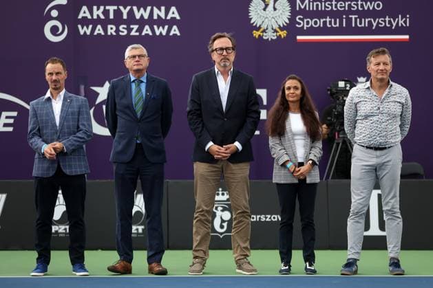 WARSZAWA 01.08.2025 TURNIEJ WTA, Tennis Damen 125 T-MOBILE POLISH OPEN --- TENNIS TOURNAMENT WTA 125 POLISH OPEN IN WARSAW RADOSLAW SZYMANIK DARIUSZ LUKASZEWSKI VLADIMIR KALENSKY MARTA KOSINSKA GRZEGORZ WOJCIK FOT. PIOTR KUCZA FOTOPYK NEWSPIX.PL --- newspix.pl 