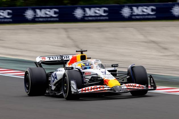 Isack Hadjar Visa Cash App Racing Bulls F1 Team, France, 06 in VCARB 02, HUN, Formula 1 World Championship, Hungarian Grand Prix, Hungaroring, Practice Day, Free Practice 1, 2025 Season, 01 08 2025 HUN, Formula 1 World Championship, Hungarian Grand Prix, Hungaroring, Practice Day, Free Practice 1, 2025 Season, 01 08 2025 Budapest Copyright: xEibner-Pressefoto MarcelxFischerx EP_MFI