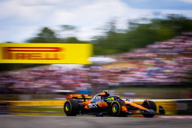 F1 HUNGARIAN GRAND PRIX FREE PRACTICE Lando Norris of Great Britain and McLaren during friday s free practice ahead of the F1 Grand Prix of Hungary at Hungaroring Circuit on August 01, 2025, in Budapest, Hungary. Copyright: xx 080A5013