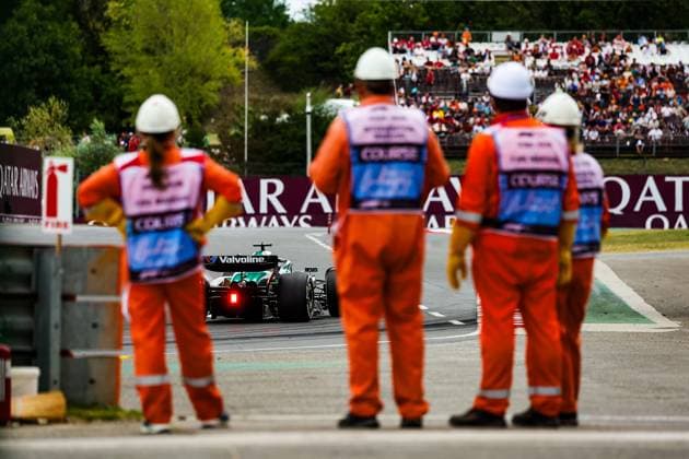 18 Lance Stroll CAN, Aston Martin Aramco F1 Team , F1 Grand Prix of Hungary at Hungaroring on August 1, 2025 in Budapest, Hungary Photo by HOCH ZWEI Budapest Hungary