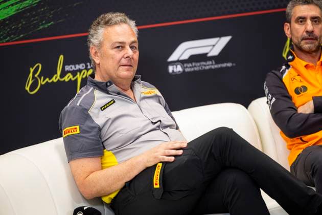 F1 - HUNGARIAN GRAND PRIX 2025 press conference, PK, Pressekonferenz ISOLA Mario (ita), Motorsport Racing Manager of Pirelli, portrait during the 2025 Formula 1 Lenovo Hungarian Grand Prix, 14th round of the 2025 FIA Formula One World Championship, WM, Weltmeisterschaft from August 1 to 3, 2025 on the Hungaroring, in Mogyorod, Hungary - MogyorodHungary  Copyright: xJulienxDelfossex
