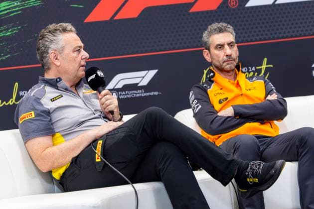 F1 - HUNGARIAN GRAND PRIX 2025 press conference, PK, Pressekonferenz ISOLA Mario (ita), Motorsport Racing Manager of Pirelli, portrait during the 2025 Formula 1 Lenovo Hungarian Grand Prix, 14th round of the 2025 FIA Formula One World Championship, WM, Weltmeisterschaft from August 1 to 3, 2025 on the Hungaroring, in Mogyorod, Hungary - MogyorodHungary  Copyright: xJulienxDelfossex