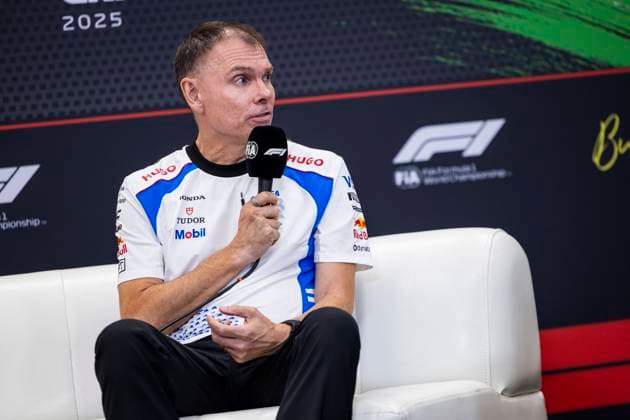 F1 - HUNGARIAN GRAND PRIX 2025 press conference, PK, Pressekonferenz PERMANE Alan (gbr), Team Principal of Visa Cash App RB F1 Team, portrait during the 2025 Formula 1 Lenovo Hungarian Grand Prix, 14th round of the 2025 FIA Formula One World Championship, WM, Weltmeisterschaft from August 1 to 3, 2025 on the Hungaroring, in Mogyorod, Hungary - MogyorodHungary  Copyright: xJulienxDelfossex
