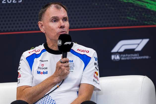 F1 - HUNGARIAN GRAND PRIX 2025 press conference, PK, Pressekonferenz PERMANE Alan (gbr), Team Principal of Visa Cash App RB F1 Team, portrait during the 2025 Formula 1 Lenovo Hungarian Grand Prix, 14th round of the 2025 FIA Formula One World Championship, WM, Weltmeisterschaft from August 1 to 3, 2025 on the Hungaroring, in Mogyorod, Hungary - MogyorodHungary  Copyright: xJulienxDelfossex