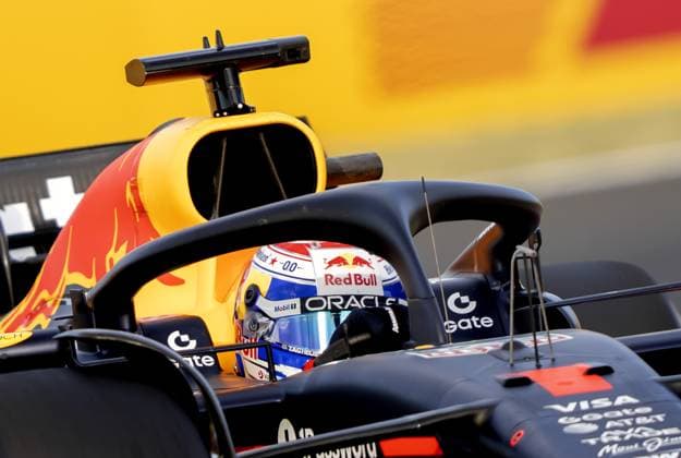BOEDAPEST - Max Verstappen (Red Bull Racing) at the Hungaroring during 2nd free practice ahead of the Hungarian Grand Prix. ANP SANDER KING xVIxANPxSportx xxANPxIVx 532630195 originalFilename: 532630195.jpg