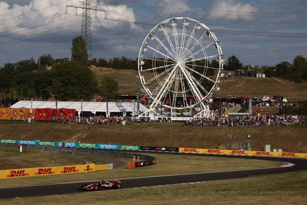 F1 Hungarian Grand Prix 2025 Practice 2 Lando Norris of McLaren during the second practice ahead of the Formula 1 Hungarian Grand Prix at Hungaroring in Budapest, Hungary on August 1, 2025. Budapest Hungary  Copyright: xJakubxPorzyckix originalFilename:porzycki-f1hungar250801_npN6A.jpg