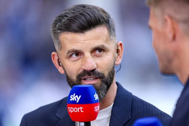 01 08 2025, Football, FC Schalke 04 Hertha BSC, 1 Matchday, 2 Bundesliga, Veltins Arena Gelsenkirchen, Season 2025 2026 Head coach Miron Muslic Schalke04 DFB regulations prohibit any use of photographs as image sequences and or quasi video Nordrhein Westfalen Germany