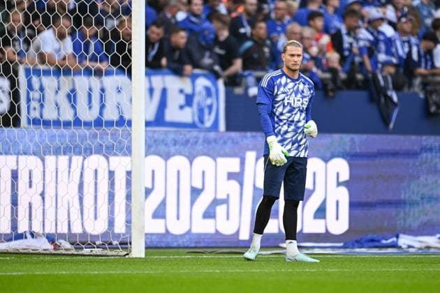 01 08 2025, Football, 2 Bundesliga, Season 2025 2026, 1 Matchday, FC Schalke 04 Hertha BSC, Goalkeeper Loris Karius FC Schalke 04 xRHR PHOTO YYx Copyright: KROEGER RHR-FOTOx RHR-FOTO YY