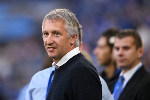 01 08 2025, Football, 2 Bundesliga, Season 2025 2026, 1 Matchday, FC Schalke 04 Hertha BSC, Chief Sports Officer Frank Baumann FC Schalke 04 xRHR PHOTO YYx Copyright: KROEGER RHR-FOTOx RHR-FOTO YY
