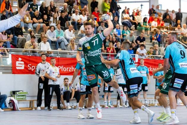 David SCHMIDT FRISCH AUF Goeppingen, 77 FRISCH AUF Goeppingen FAG vs SG Koendringen Teningen, Handball, Men, S Cup Altensteig 2025, Season 2025 2026, 01 08 2025 FRISCH AUF Goeppingen FAG vs SG Koendringen Teningen, Handball, Men, S Cup Altensteig 2025, Season 2025 2026, 01 08 2025 Altensteig Copyright: xEibnerxPressefoto OliverxSchmidtx EP_OST