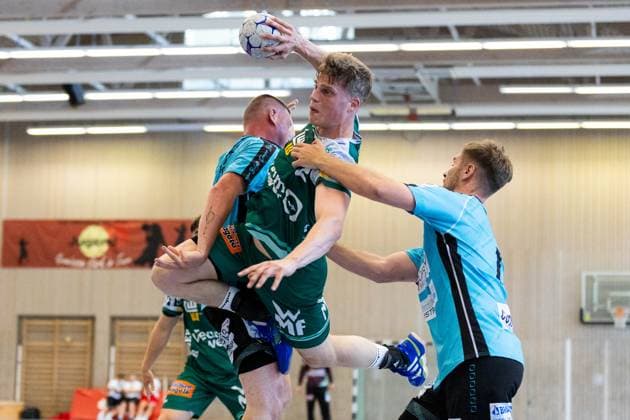 Martin HANNE FRISCH AUF Goeppingen, 42 FRISCH AUF Goeppingen FAG vs SG Koendringen Teningen, Handball, Men, S Cup Altensteig 2025, Season 2025 2026, 01 08 2025 FRISCH AUF Goeppingen FAG vs SG Koendringen Teningen, Handball, Men, S Cup Altensteig 2025, Season 2025 2026, 01 08 2025 Altensteig Copyright: xEibnerxPressefoto OliverxSchmidtx EP_OST