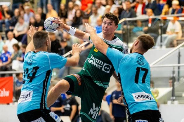 Oskar SUNNEFELDT FRISCH AUF Goeppingen, 27 FRISCH AUF Goeppingen FAG vs SG Koendringen Teningen, Handball, Men, S Cup Altensteig 2025, Season 2025 2026, 01 08 2025 FRISCH AUF Goeppingen FAG vs SG Koendringen Teningen, Handball, Men, S Cup Altensteig 2025, Season 2025 2026, 01 08 2025 Altensteig Copyright: xEibnerxPressefoto OliverxSchmidtx EP_OST