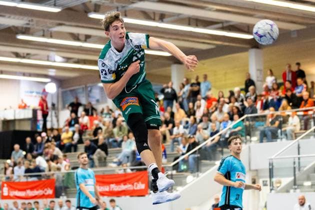 Fynn HOFELE FRISCH AUF Goeppingen, 12 FRISCH AUF Goeppingen FAG vs SG Koendringen Teningen, Handball, Men, S Cup Altensteig 2025, Season 2025 2026, 01 08 2025 FRISCH AUF Goeppingen FAG vs SG Koendringen Teningen, Handball, Men, S Cup Altensteig 2025, Season 2025 2026, 01 08 2025 Altensteig Copyright: xEibnerxPressefoto OliverxSchmidtx EP_OST
