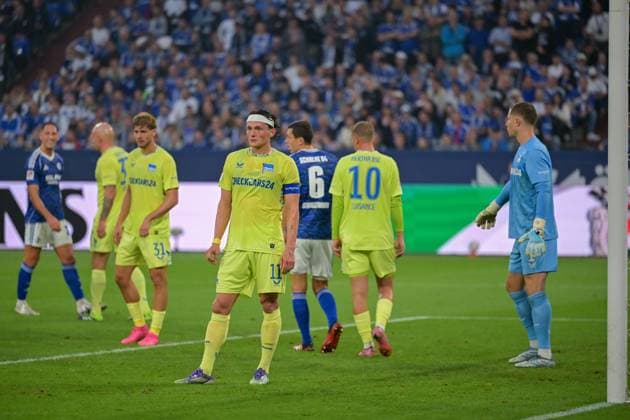01 08 2025, Soccer, 2 Bundesliga, Season 2025 2026, 1 Matchday, FC Schalke 04 Hertha BSC, Fabian Reese Hertha BSC xRHR PHOTO YYx Copyright: KROEGER RHR-FOTOx RHR-FOTO YY