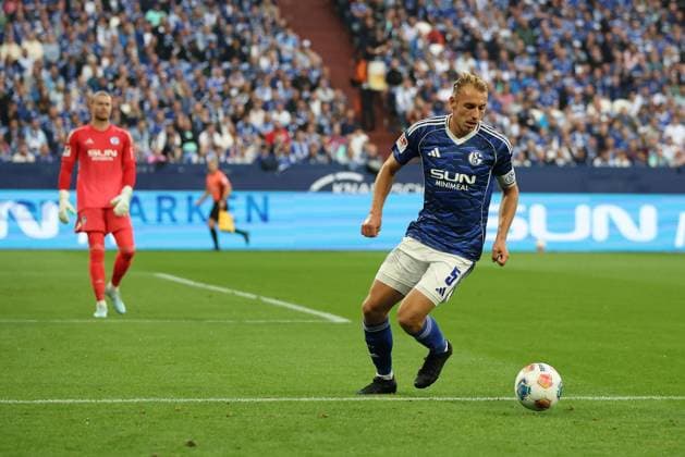 Timo Becker FC Schalke 04 at the match of the 2 Bundesliga season 2025 26 FC Schalke 04 Hertha BSC Copyright Thomas Pakusch