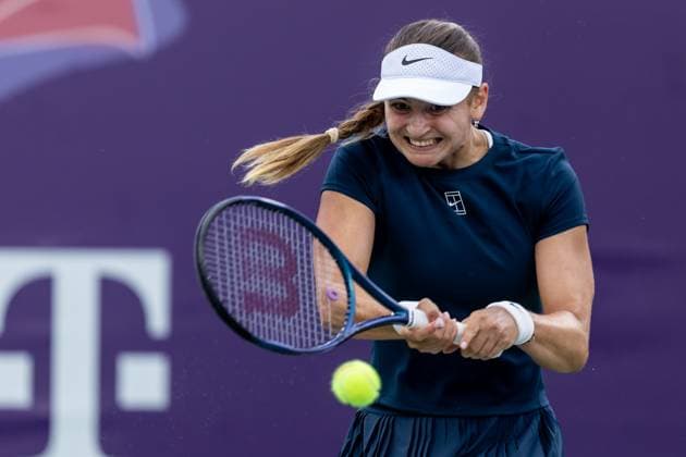 WTA, Tennis Damen 125 - T-Mobile Polish Open 2025 Victoria Jimenez Kasintseva during WTA 125 tennis tournament, T-Mobile Polish Open 2025 semi-final in Warsaw, Poland on August 01, 2025. Warsaw Poland  Copyright: xFotoxOlimpikx originalFilename:jastrzebowski-wta125tm250801_np2aG.jpg