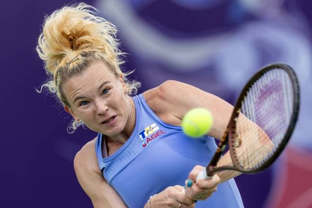WTA, Tennis Damen 125 - T-Mobile Polish Open 2025 Katerina Siniakova during WTA 125 tennis tournament, T-Mobile Polish Open 2025 semi-final in Warsaw, Poland on August 01, 2025. Warsaw Poland  Copyright: xFotoxOlimpikx originalFilename:jastrzebowski-wta125tm250801_np6iM.jpg