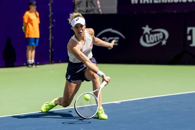 WTA, Tennis Damen 125 - T-Mobile Polish Open 2025 Viktorija Golubic during WTA 125 tennis tournament, T-Mobile Polish Open 2025 semi-final in Warsaw, Poland on August 01, 2025. Warsaw Poland  Copyright: xFotoxOlimpikx originalFilename:jastrzebowski-wta125tm250801_npE9M.jpg