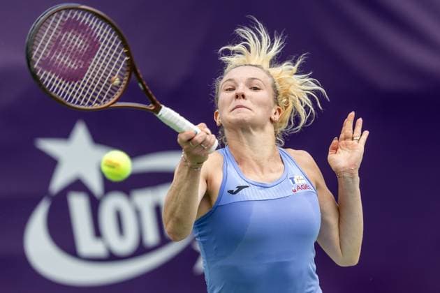 WTA, Tennis Damen 125 - T-Mobile Polish Open 2025 Katerina Siniakova during WTA 125 tennis tournament, T-Mobile Polish Open 2025 semi-final in Warsaw, Poland on August 01, 2025. Warsaw Poland  Copyright: xFotoxOlimpikx originalFilename:jastrzebowski-wta125tm250801_nprML.jpg
