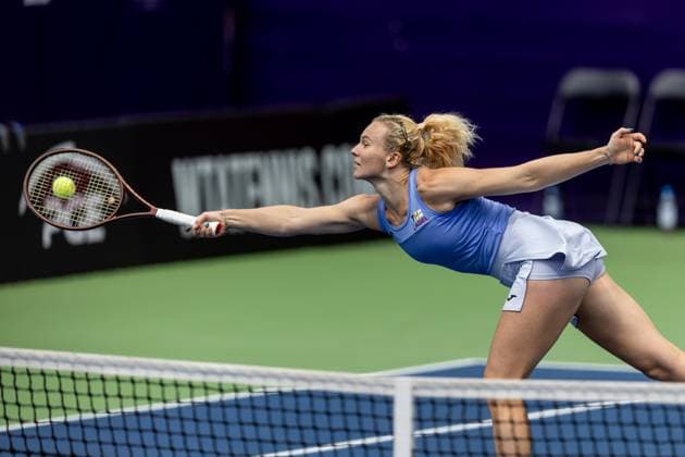 WTA, Tennis Damen 125 - T-Mobile Polish Open 2025 Katerina Siniakova during WTA 125 tennis tournament, T-Mobile Polish Open 2025 semi-final in Warsaw, Poland on August 01, 2025. Warsaw Poland  Copyright: xFotoxOlimpikx originalFilename:jastrzebowski-wta125tm250801_npylI.jpg