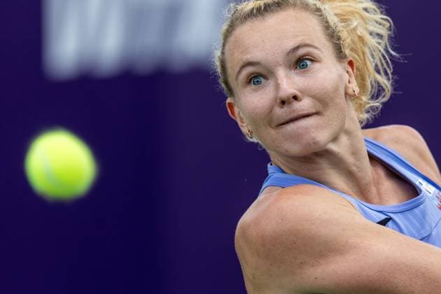 WTA, Tennis Damen 125 - T-Mobile Polish Open 2025 Katerina Siniakova during WTA 125 tennis tournament, T-Mobile Polish Open 2025 semi-final in Warsaw, Poland on August 01, 2025. Warsaw Poland  Copyright: xFotoxOlimpikx originalFilename:jastrzebowski-wta125tm250801_npZ28.jpg