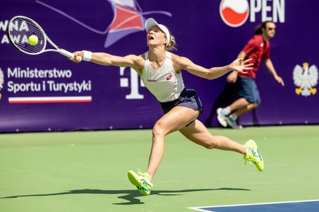 WTA, Tennis Damen 125 - T-Mobile Polish Open 2025 Viktorija Golubic during WTA 125 tennis tournament, T-Mobile Polish Open 2025 semi-final in Warsaw, Poland on August 01, 2025. Warsaw Poland  Copyright: xFotoxOlimpikx originalFilename:jastrzebowski-wta125tm250801_npEBq.jpg