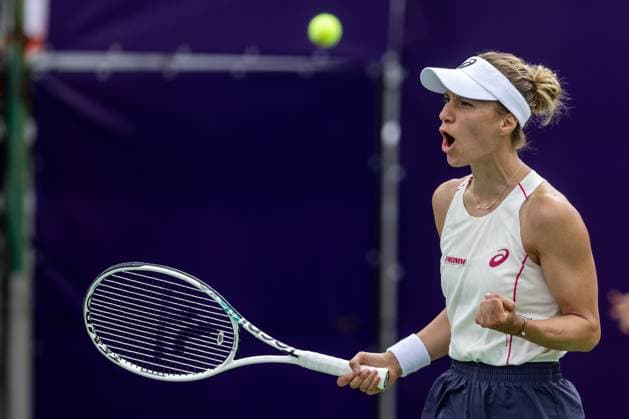 WTA, Tennis Damen 125 - T-Mobile Polish Open 2025 Viktorija Golubic during WTA 125 tennis tournament, T-Mobile Polish Open 2025 semi-final in Warsaw, Poland on August 01, 2025. Warsaw Poland  Copyright: xFotoxOlimpikx originalFilename:jastrzebowski-wta125tm250801_npfFE.jpg