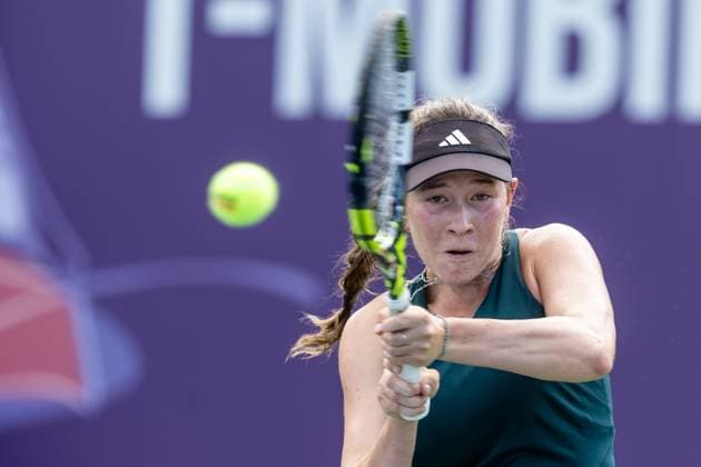WTA, Tennis Damen 125 - T-Mobile Polish Open 2025 Dominika Salkova during WTA 125 tennis tournament, T-Mobile Polish Open 2025 semi-final in Warsaw, Poland on August 01, 2025. Warsaw Poland  Copyright: xFotoxOlimpikx originalFilename:jastrzebowski-wta125tm250801_npLHC.jpg